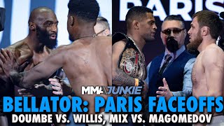 Bellator Paris Faceoffs: Cedric Doumbe vs. Jaleel Willis Gets HEATED, Mix vs. Magomedov Rematch Resimi