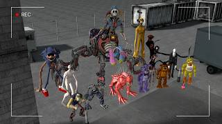 ALL Horror Creatures Surrounded the Facility (Verity, Prototype, SCP & More) | Garry's Mod screenshot 3