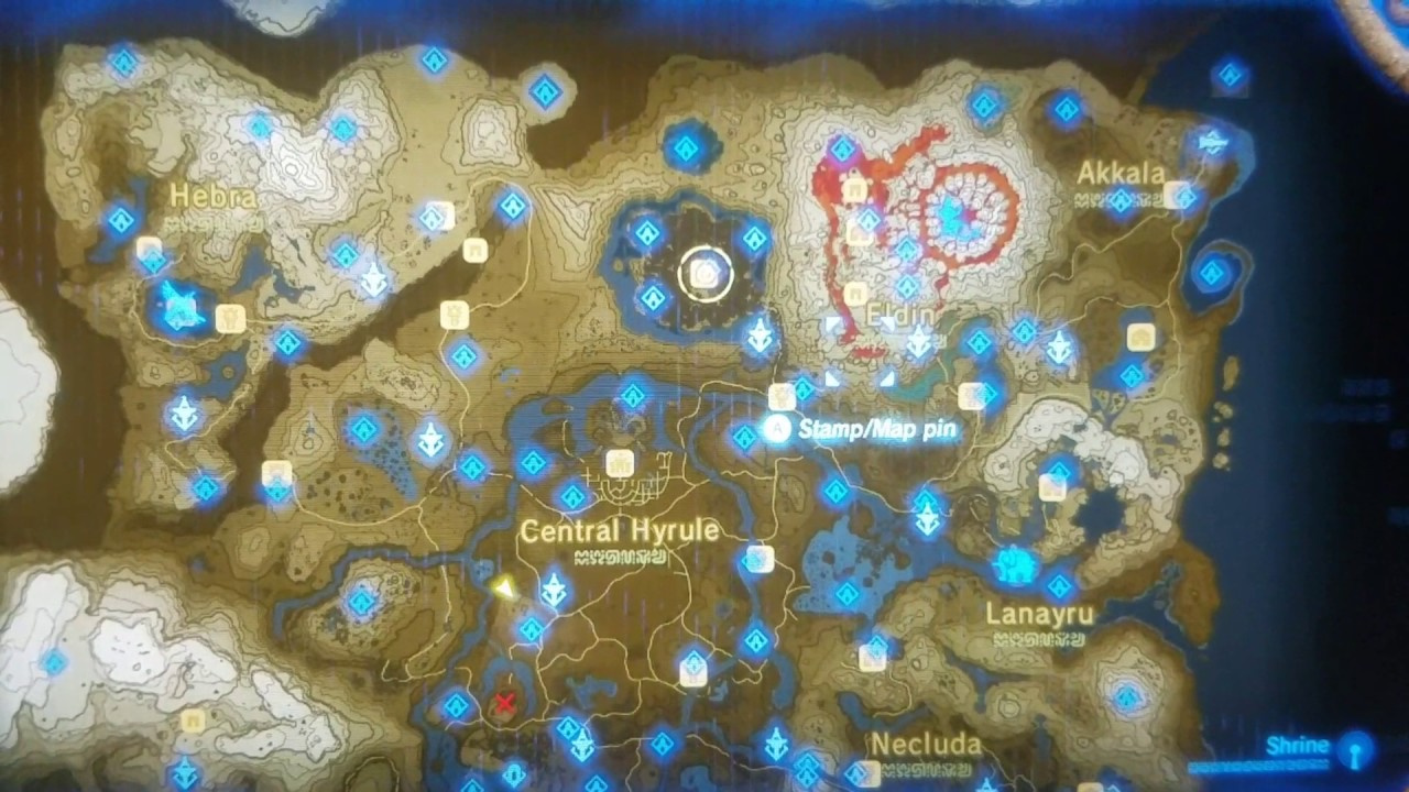 Breath Of The Wild Map