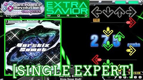 【DDR WORLD】 Burstix Comet / Ninja Never DieS! [SINGLE EXPERT] 譜面確認 Play