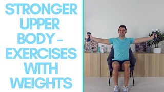 Upper Body Workout With Weights For Seniors - Intermediate More Life Health