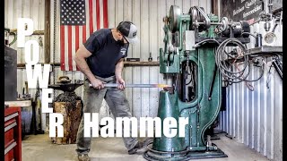 First Knife Forged Under The 50lbs Little Giant Power Hammer Blacksmithing Knifemaking Bladesmithing