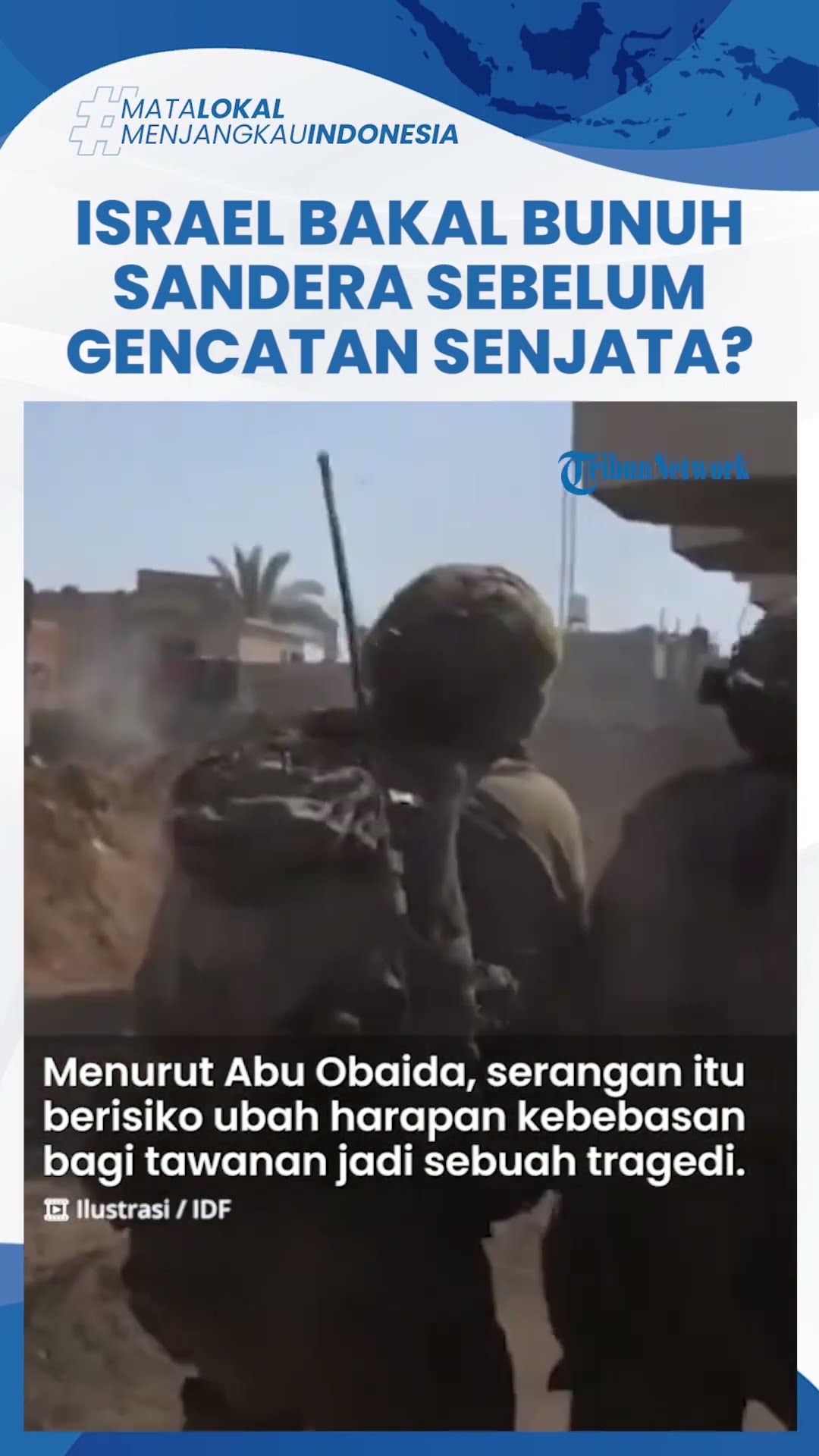 Brigade Al Qassam Cium Kabar Tentara Israel Bakal Bunuh Sandera Sebelum Gencatan Senjata Dimulai