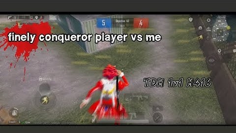 FINELY PRO CONQUEROR PLAYER CHALLENGE ME 1V1 TDM M416 PLEASE LIKE SUBSCRIBE