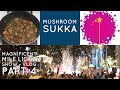 Mushroom Sukka Recipe | VLOG | Chicago Magnificent Mile Light Festival | காளான் சுக்கா | Chukka