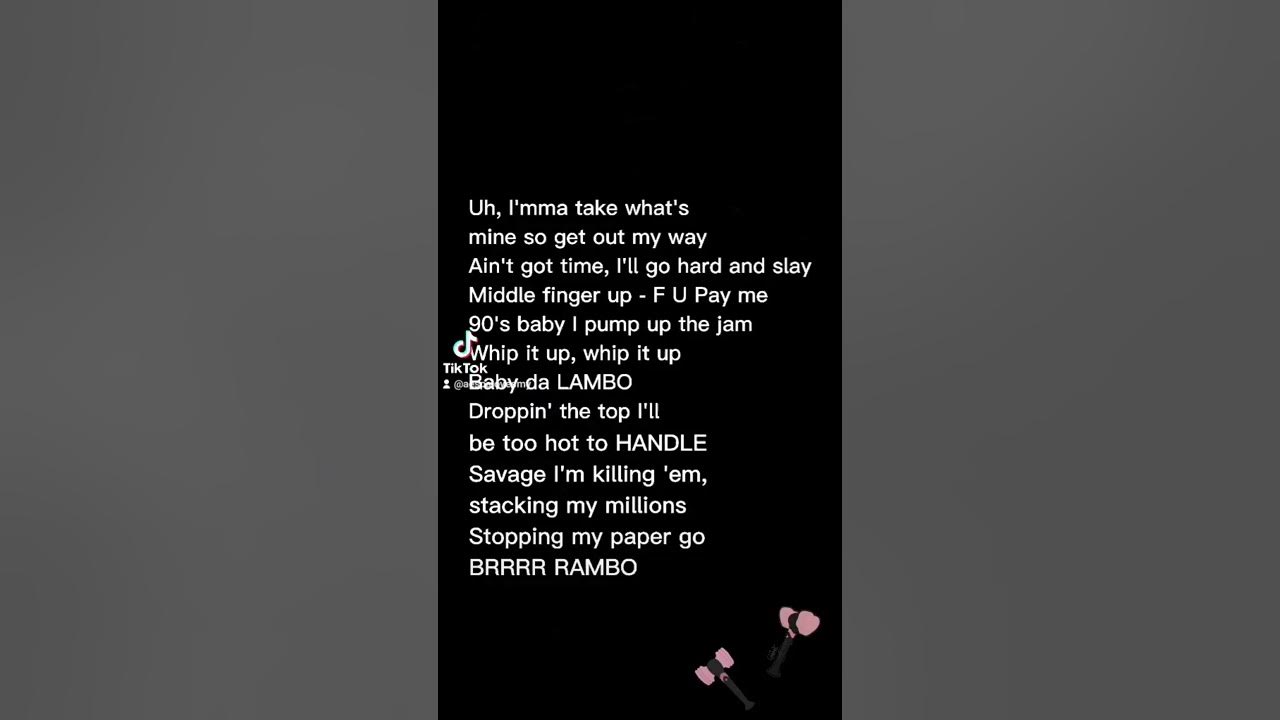 BLACKPINK Boombayah English Rap Lyrics- Lisa