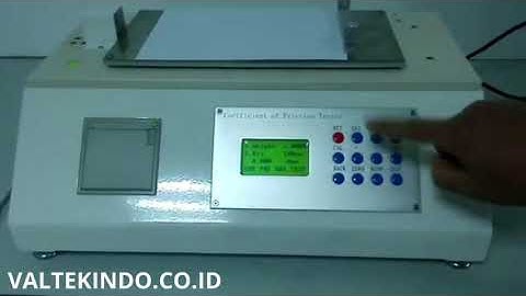 Coefficient of Friction Tester COF Tester