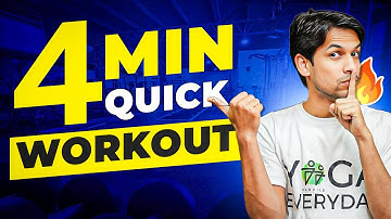 Fitness in 4 Minutes | Daily TABATA | Saurabh Bothra