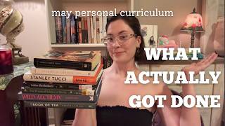 MAY PERSONAL CURRICULUM| what I planned and what actually happened! 📚