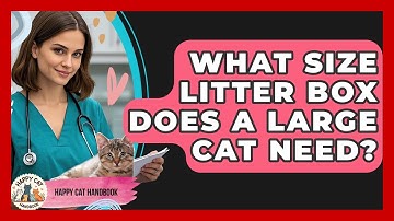 What Size Litter Box Does A Large Cat Need? - Happy Cat Handbook