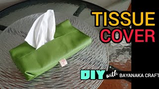 DIY TISSUE TRAVEL COVER WITHOUT LINNING | TUTORIAL SOUVENIR COVER TISU TANPA INNER