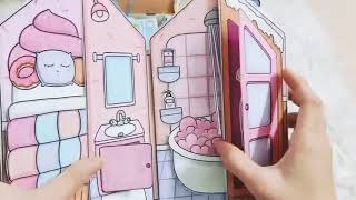 Búp bê giấy Ngôi nhà kẹo ngọt- Sweet house- Paper doll