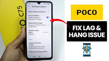 Fix Lag Problem on Any Poco Phone - Solve Hang Problem