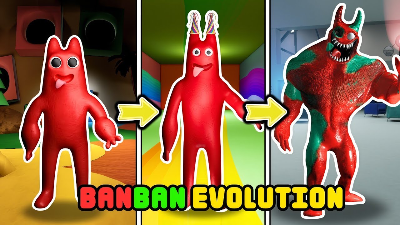 Evolution of BANBAN in Roblox Garten of Banban (All Forms Showcase)