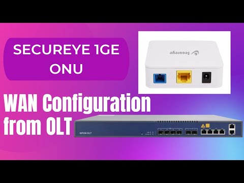 EPON/GPON 1G ONU WAN Configuration from OLT
