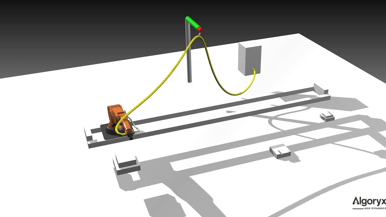 Cable simulation in Robotics - YouTube