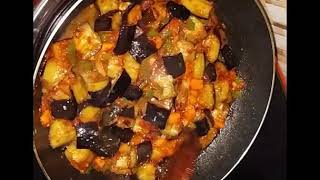 Mboga ya haraka bilinganya na mayai / egg plant recipe
