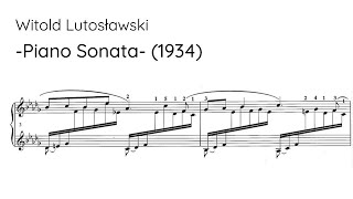 Witold Lutosławski - Piano Sonata (Julia Kociuban)