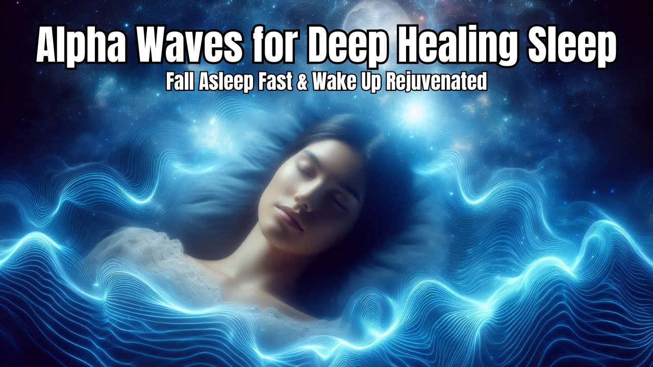 🌙 Alpha Waves for Deep Healing Sleep | Fall Asleep Fast & Wake Up ...