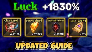 Updated MAX Luck Guide (+1830% Luck) in Sailor Piece Roblox