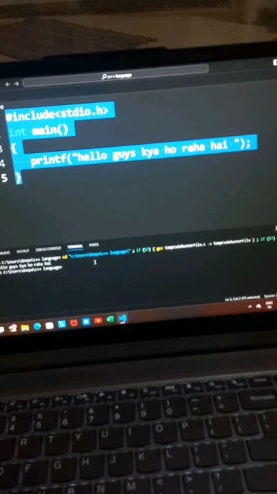 how to run c program in visual studio code #coding #laptop #shorts # ...