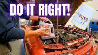 Oil Change Tips & Tricks - Are You Doing It Right?