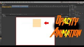 Animate CC Tutorial-Learning How to Give Animation to Opacity of an object  lldurfdurfll