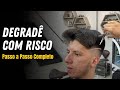 😱 Amazing Transformation 🔥 Fade Tutorial / Degradê Com Risco - Farley Santiago