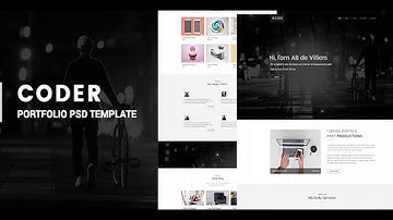 Coder - Personal Portfolio PSD Template | Themeforest Website Templates and Themes