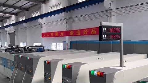 T-One Flexo Printer Prefeeder Rotary Die-Cutter Folder Gluer Inline with Palletizer System