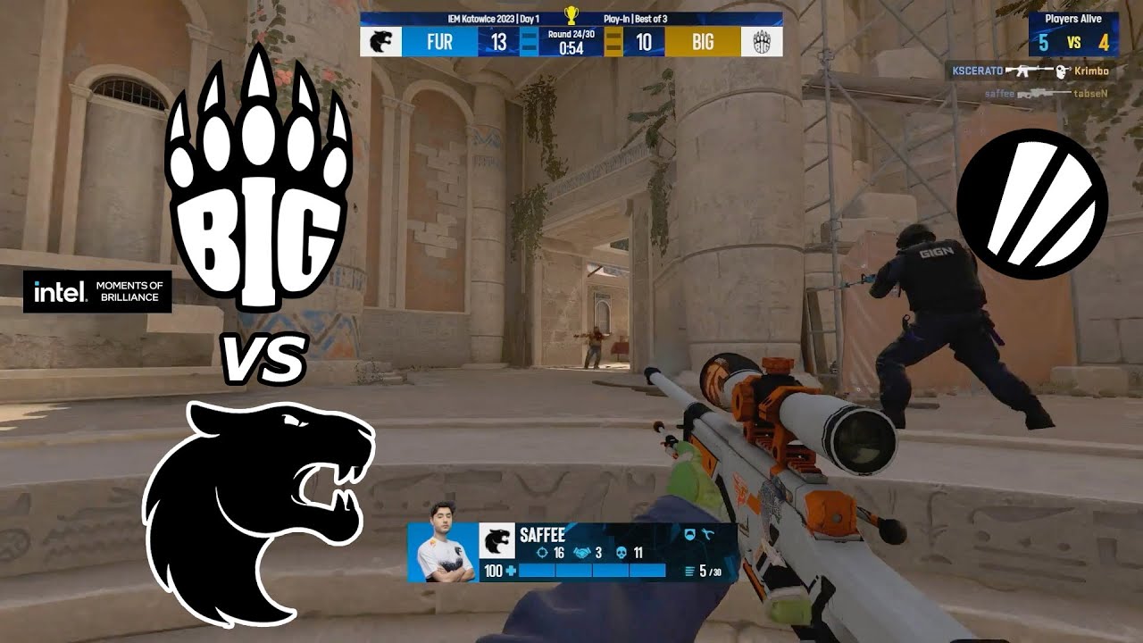 BIG VS FURIA - HIGHLIGHTS - ANUBIS - IEM Katowice 2023 CSGO.
