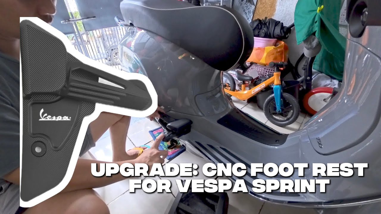 MANTA GARAGE EPISODE 1: VESPA SPRINT FOOTREST REPLACEMENT