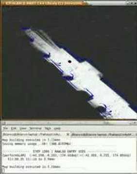 Robotic map building demonstration: ICP-SLAM