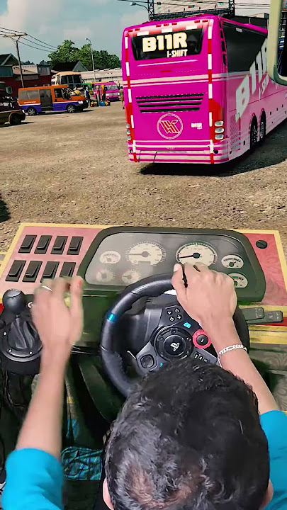 Incredible Bus Driver Park The Bus Stop In The Middle Of A Highway!' Eurotruck simulator 2 bus game