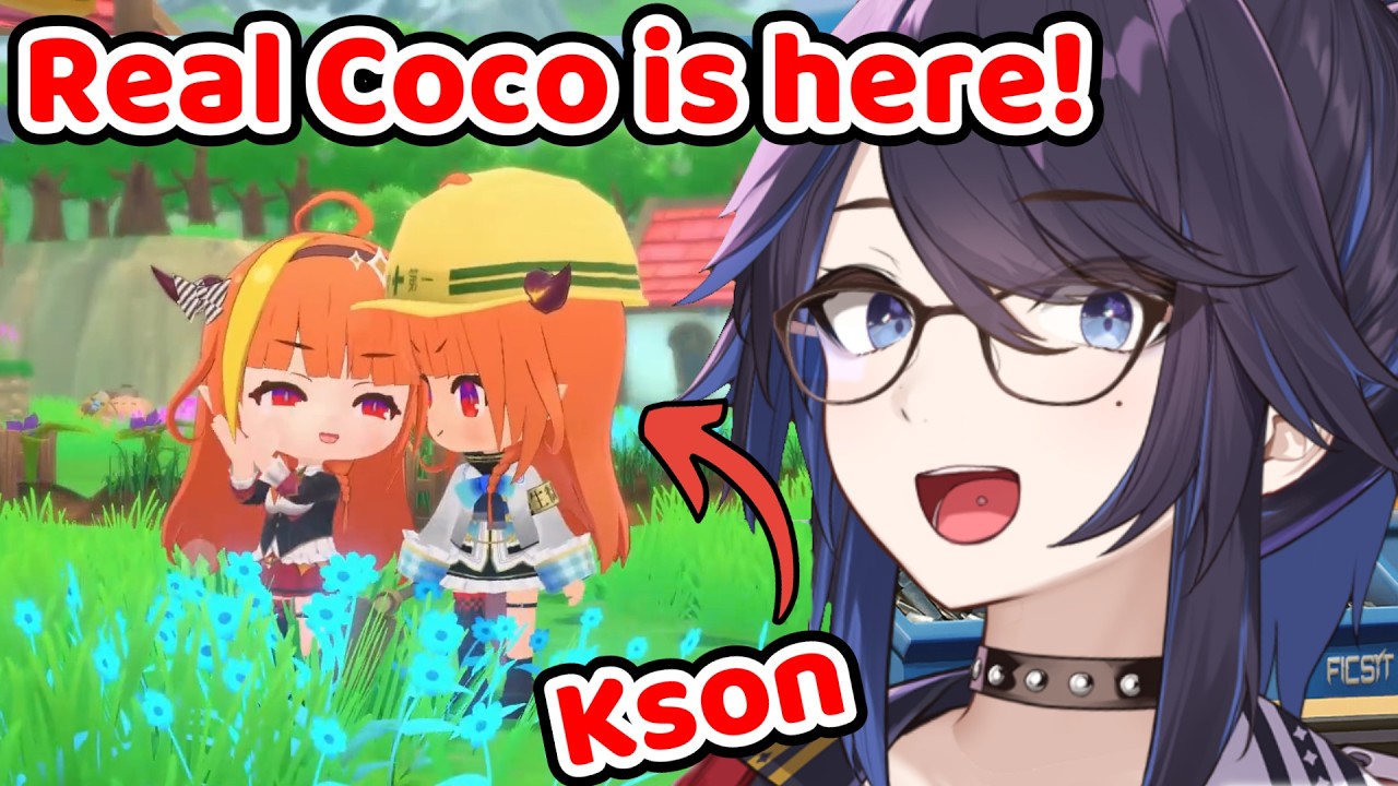 Kson has so much fun meeting Coco in Hololive Village!