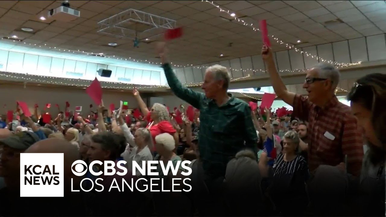 California Republican booed by constituents during town hall
