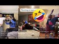 Flinching at my mom prank  tiktok funny