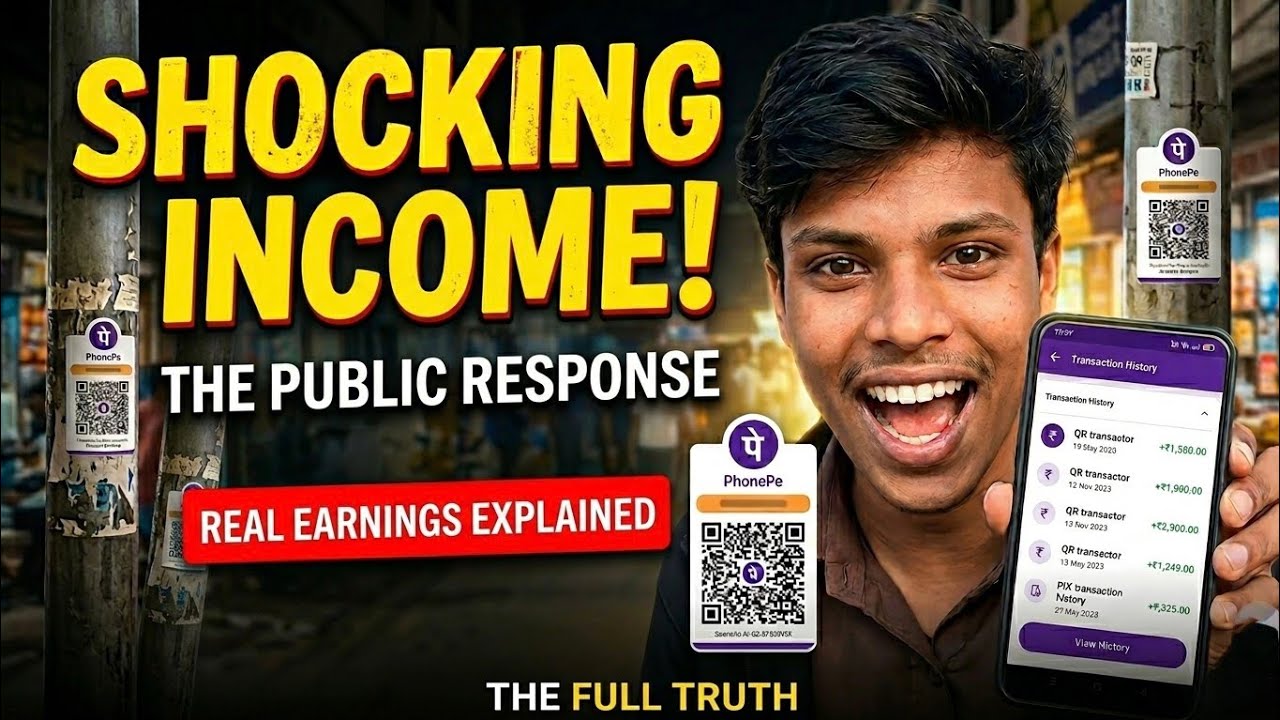 Penhope Qr Code I Pasted My PhonePe QR Code in Public for 24 Hours! (Social Experiment ...
