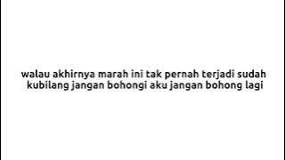 Irwansyah - Jangan Bohong - Lirik  Audio Music Rudris