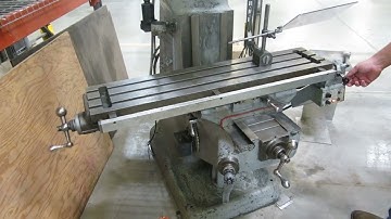 Bridgeport 2J Anilam Mini Wizard 2 Axis DRO Vertical Knee Mill