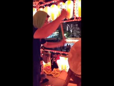 盆踊り　ドラえもん音頭　太鼓２