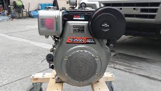 Kubota OC95-E2 diesel engine sound