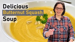 Curried Butternut Squash Soup with Coconut Milk by Debbie's Kitchen Corner 80 views 2 years ago 3 minutes, 12 seconds