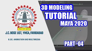 3D Modeling Tutorial in Maya 2020 I High poly Knife with leather Pouch Modeling I Part-4