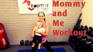 18 Minute Mommy and Me Full Workout---Workout to do with baby of any age screenshot 2