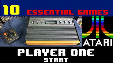 10 Essential Games for Atari 2600 (VCS) - Player One Start