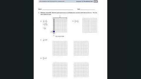 5th Grade Module 4 Lesson 17