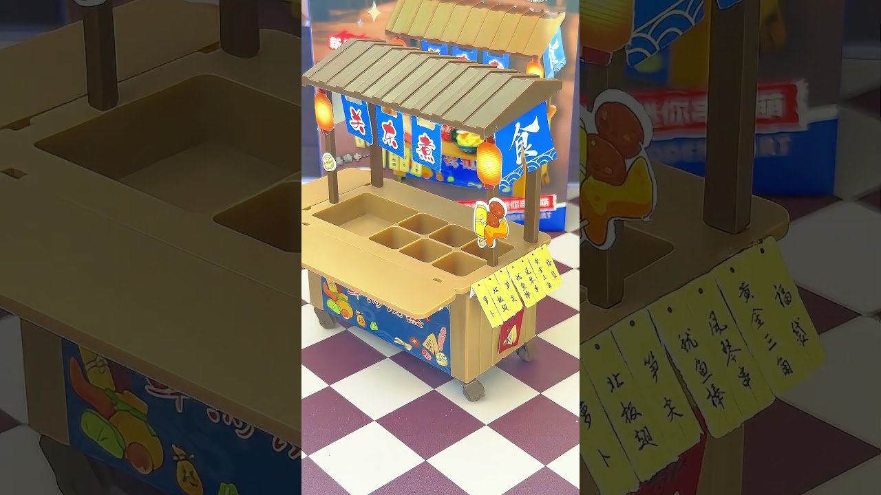 TTXS Mini Oden Cart | DIY Mini Scene Playset Series | DIY Miniature Dollhouse Crafts