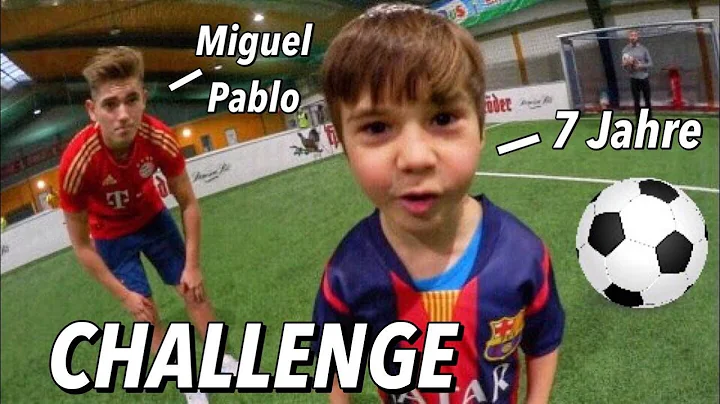 EXTREME FUBALL CHALLENGE GEGEN 7 JHRIGEN PROFI!