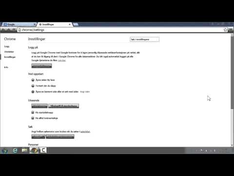 Video: Hvordan indstiller jeg startsiden i Google Chrome?